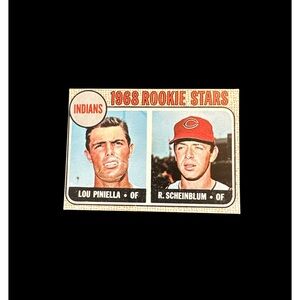 Topps 1968 Rookie Stars Trading Card - Red and Blue Rc of Lou Piniella mint